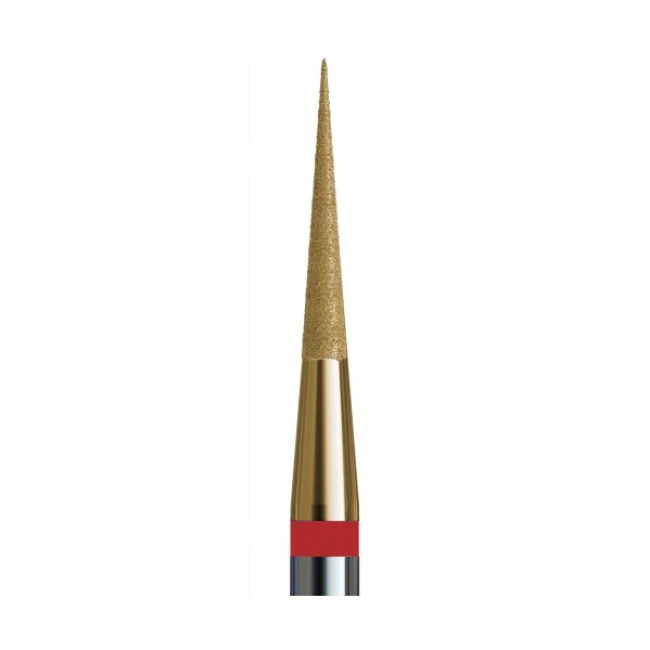 № 80 V104.165.514.014_Z (Drill Bit Diamond Cone 165, Length 8.0 mm, d = 1.4 mm, Soft Abrasive, with Zirconium Spraying) - Kodi Professional