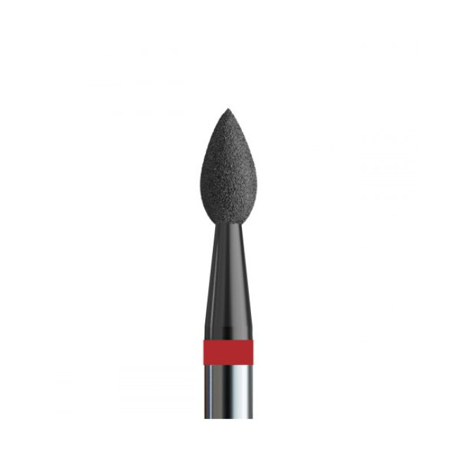 № 158 V104.257.514.023_D (Drill Bit Diamond Flame Small 257, d = 2.3 mm, Soft Abrasive, Carbon Spraying) - Kodi Professional