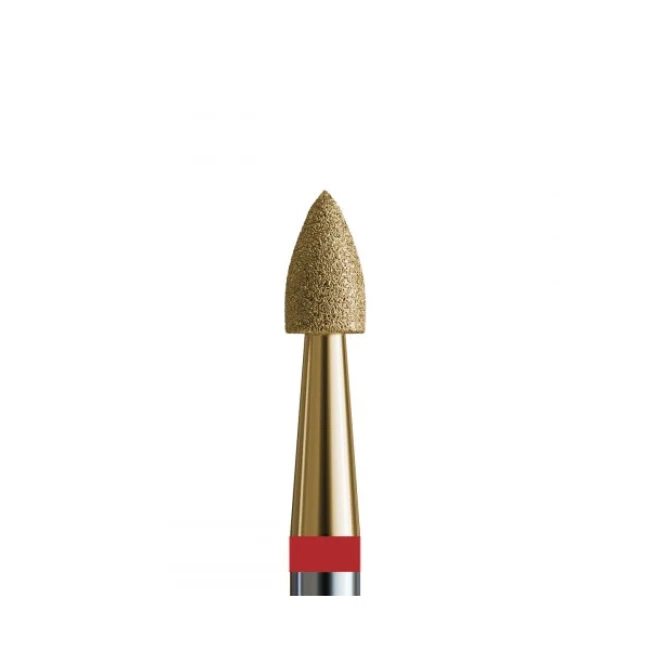 № 140 V104.243.514.025_Z (Drill Bit Diamond Flame Small 243, d = 2.5 mm, Soft Abrasive, with Zirconium Spraying) - Kodi Professional