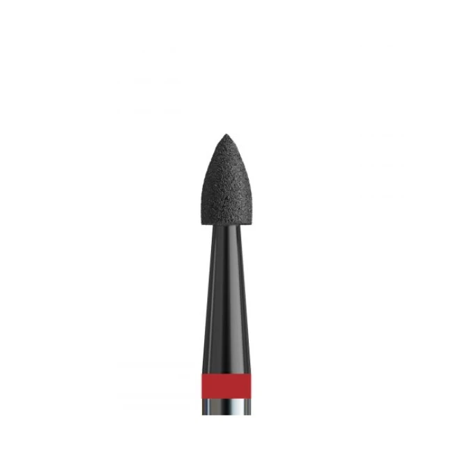 № 134 V104.243.514.023_D (Drill Bit Diamond Flame Small 243, d = 2.3 mm, Soft Abrasive, Carbon Spraying) - Kodi Professional