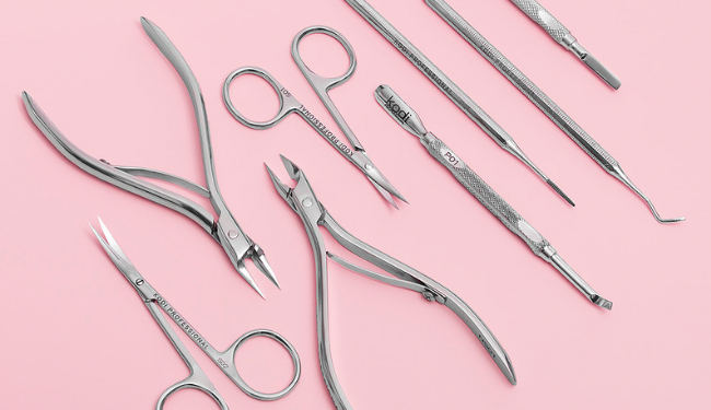 Sterilization of manicure instruments