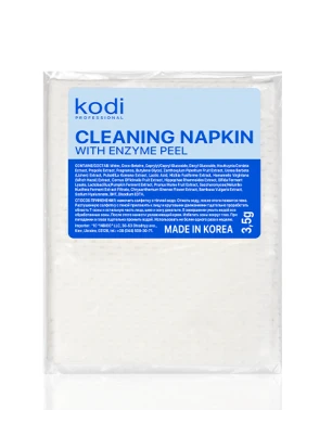 Cleaning Napkin with Enzyme Peel