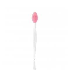 Silicone face scrub brush (color: soft pink)