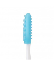 Silicone face scrub brush (color: blue)