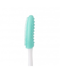 Silicone face scrub brush (color: green)