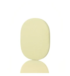 Facial cleansing sponge (color: yellow)