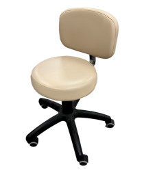 Стул для мастера со спинкой (бежевый)