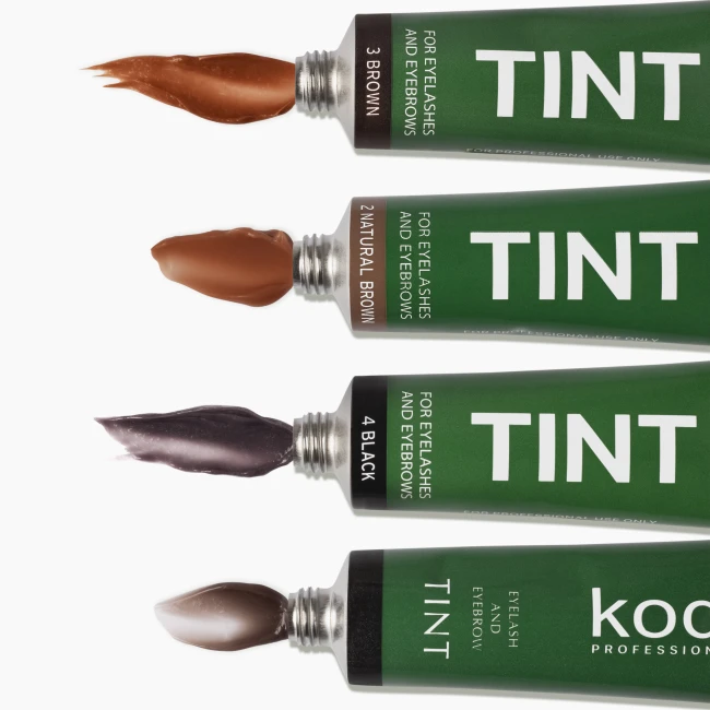 Paint for Eyebrows and Eyelashes, Color: Natural Brown (15ml) - Kodi Professional