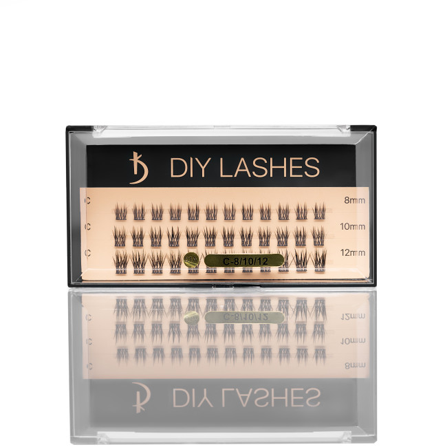 Eyelash Extensions DIY LASHES 01A C 0,07 (8 mm, 10 mm, 12 mm) - Kodi Professional