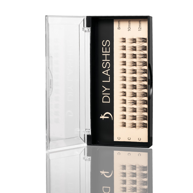 Eyelash Extensions DIY LASHES 01A C 0,07 (8 mm, 10 mm, 12 mm) - Kodi Professional