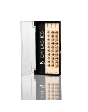 Eyelash Extensions DIY LASHES 02A C 0,07 (8 mm, 10 mm, 12 mm)