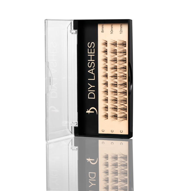 Eyelash Extensions DIY LASHES 02A C 0,07 (8 mm, 10 mm, 12 mm) - Kodi Professional