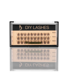 Eyelash Extensions DIY LASHES 02B C 0,07 (10 mm, 12 mm, 14 mm)