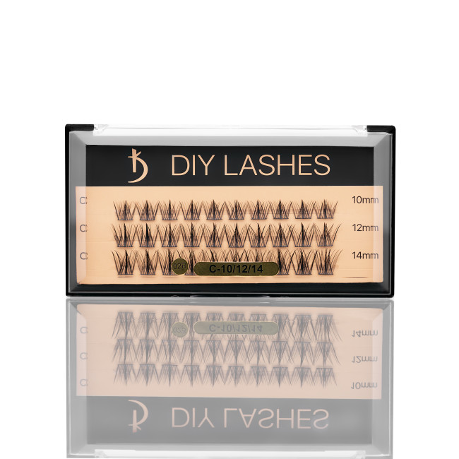 Eyelash Extensions DIY LASHES 02B C 0,07 (10 mm, 12 mm, 14 mm) Eyelash Extensions DIY LASHES 02B C 0,07 (10 mm, 12 mm, 14 mm) - Kodi Professional
