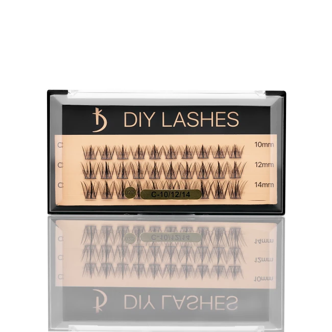Eyelash Extensions DIY LASHES 02B C 0,07 (10 mm, 12 mm, 14 mm) - Kodi Professional