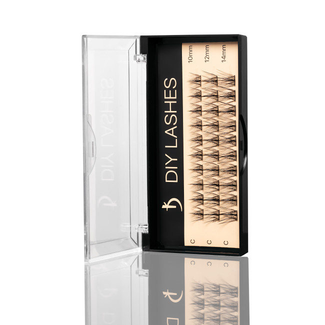 Eyelash Extensions DIY LASHES 02B C 0,07 (10 mm, 12 mm, 14 mm) Eyelash Extensions DIY LASHES 02B C 0,07 (10 mm, 12 mm, 14 mm) - Kodi Professional