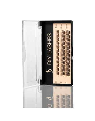 Eyelash Extensions DIY LASHES 03A C 0,07 (8 mm, 10 mm, 12 mm)