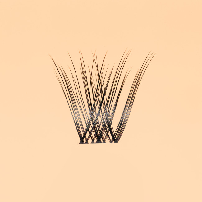 False eyelashes DIY LASHES 03B C 0,07 (8 mm - 1, 10 mm - 2, 12 mm - 1, 14 mm - 1) - Kodi Professional