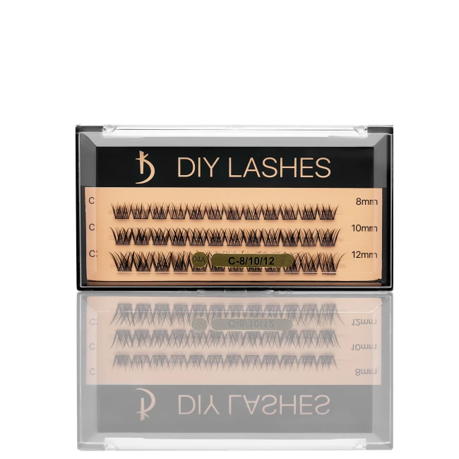 Eyelash Extensions DIY LASHES 04A C 0,07 (8 mm, 10 mm, 12 mm) Eyelash Extensions DIY LASHES 04A C 0,07 (8 mm, 10 mm, 12 mm) - Kodi Professional