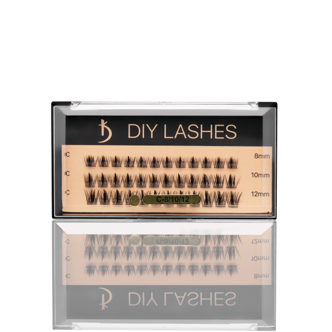 Eyelash Extensions DIY LASHES 05A C 0,07 (8 mm, 10 mm, 12 mm) - Kodi Professional