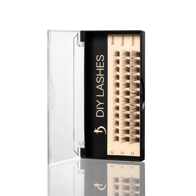 Накладные ресницы DIY LASHES 06A C 0,07 (8 mm, 10 mm, 12 mm) - Kodi Professional