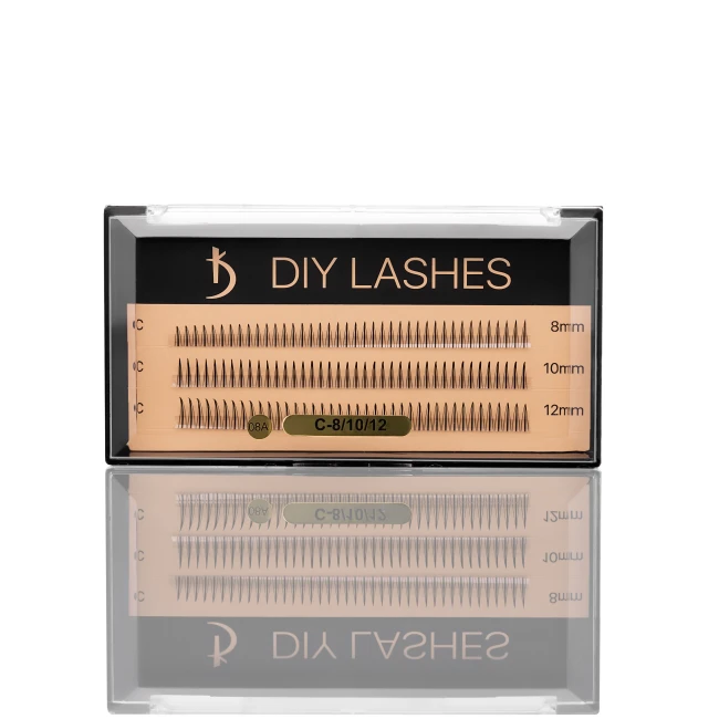 Накладные ресницы DIY LASHES 08A C 0,07 (8 mm, 10 mm, 12 mm) Накладные ресницы DIY LASHES 08A C 0,07 (8 mm, 10 mm, 12 mm) - Kodi Professional