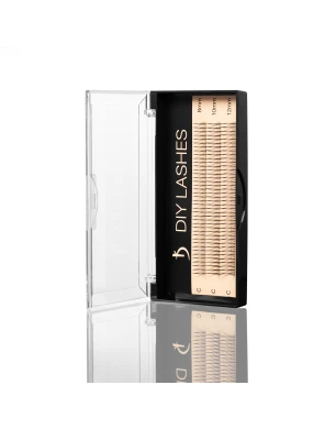 Eyelash Extensions DIY LASHES 08A C 0,07 (8 mm, 10 mm, 12 mm)