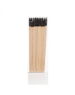 Wooden Nail Sticks, 14 cm, Single-Sided 280 Grit Abrasive (10 pcs/pack)