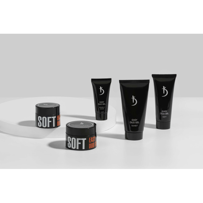 Easy Duo Gel Soft, Color: White (Acrylic Gel), 30 g - Kodi Professional