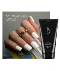 Профессиональная акрилово-гелевая система Easy duo gel Medium Soft Art №03, 60 г