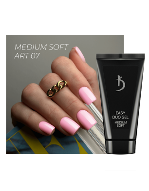 Professional acrylic gel system Easy duo gel Medium Soft Art №07, 30 g