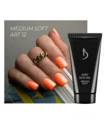 Профессиональная акрилово-гелевая система Easy duo gel Medium Soft Art №12, 30 г