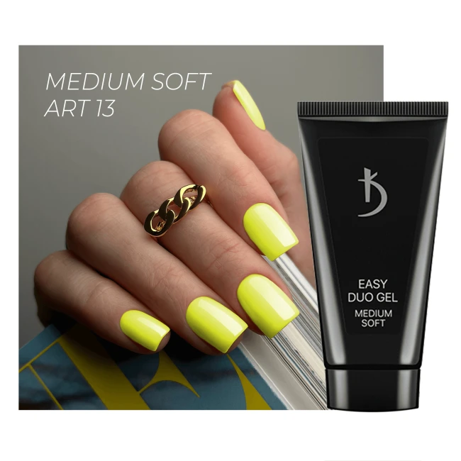 Professional acrylic gel system Easy duo gel Medium Soft Art №13, 30 g Professional acrylic gel system Easy duo gel Medium Soft Art №13, 30 g - Kodi Professional