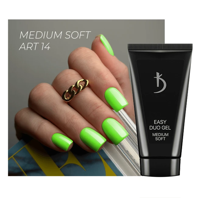 Профессиональная акрилово-гелевая система Easy duo gel Medium Soft (Art 14), 30 г Профессиональная акрилово-гелевая система Easy duo gel Medium Soft (Art 14), 30 г - Kodi Professional