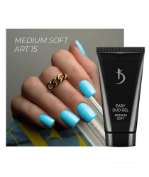 Профессиональная акрилово-гелевая система Easy duo gel Medium Soft Art №15, 30 г