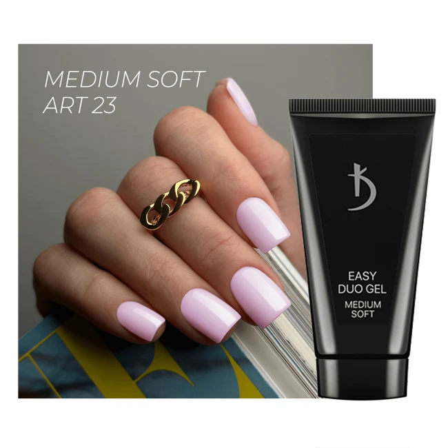 Professional acrylic gel system Easy duo gel Medium Soft Art №23, 30 g Professional acrylic gel system Easy duo gel Medium Soft Art №23, 30 g - Kodi Professional