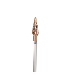 Hard-alloy cone-shaped drill bit 266 RSG-266X HP.060 (d = 6.0 mm, medium abrasive, gold titanium coating)