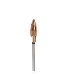 Hard-alloy corn-shaped drill bit 275 RSG-275QSG НР.060 (d = 6.0 mm, hard abrasive, gold titanium coating)