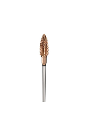 Hard-alloy corn-shaped drill bit 275 RSG-275QSG НР.060 (d = 6.0 mm, hard abrasive, gold titanium coating)