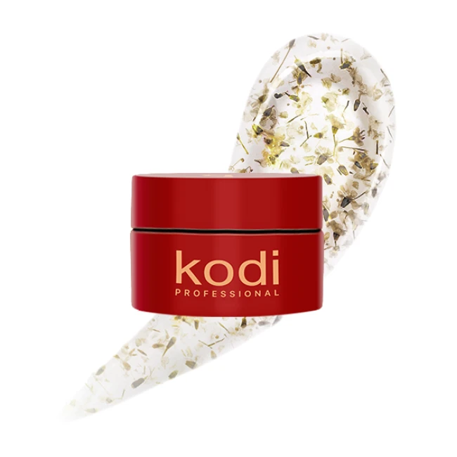 Гель с сухоцветом Flower Gel №01, 4 мл - Kodi Professional