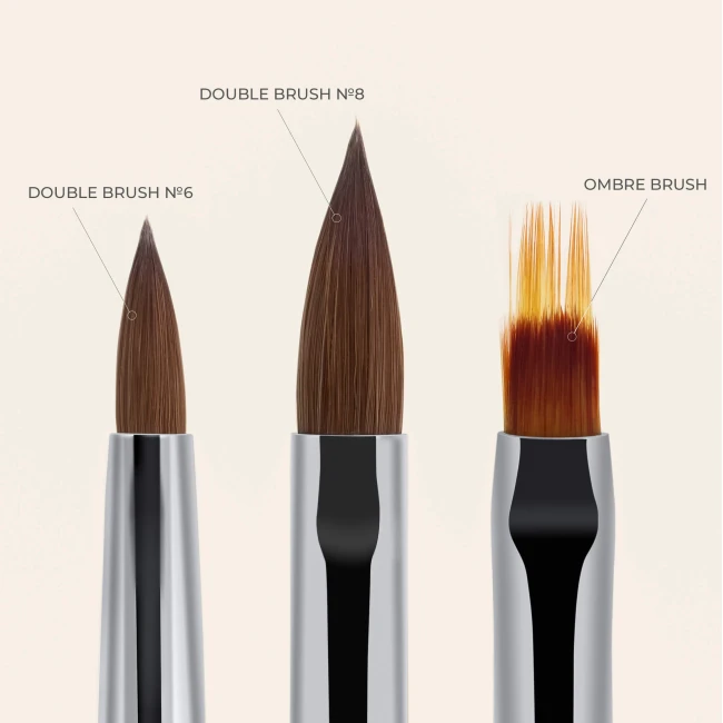 Double brush, №8- №6 Double brush, №8- №6 - Kodi Professional