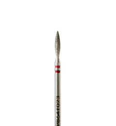 Diamond flame-shaped drill bit, semi-blunt, diameter 2.3 mm, soft abrasive, P864f023