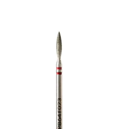 Diamond flame-shaped drill bit, semi-blunt, diameter 2.3 mm, soft abrasive, P864f023