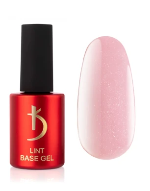 Камуфлирующее базовое покрытие Lint Base Gel Shine Rose, 15 мл