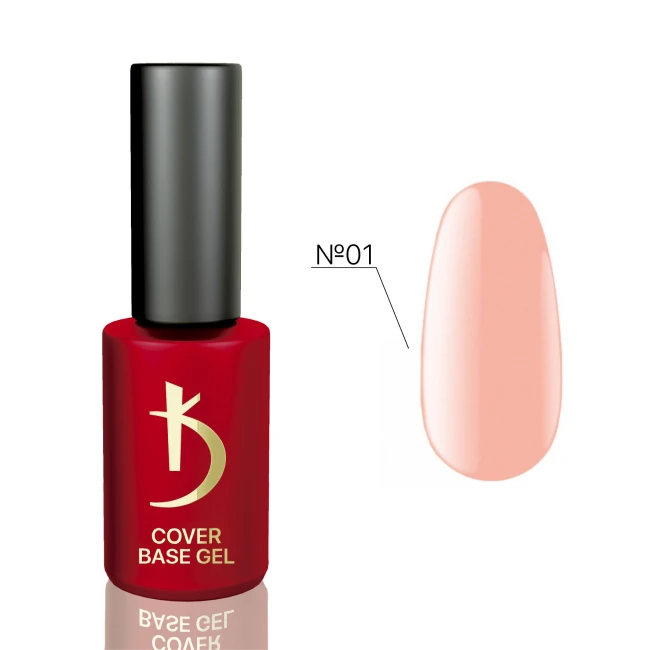 Cover Base Gel № 01 (камуфлирующее базовое покрытие), 7мл - Kodi Professional