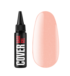 Камуфлирующее базовое покрытие с тонким носиком Cover Base Gel 04, 30 мл