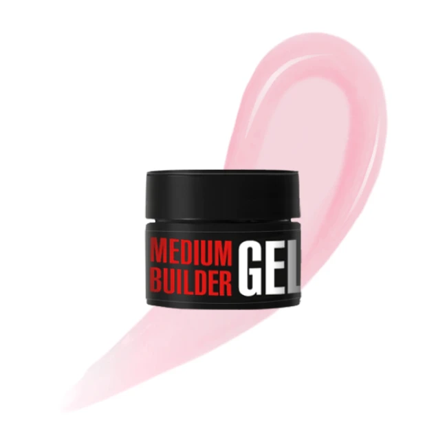 Medium Builder Gel 07, 13 g (shade: Milky Pink) Medium Builder Gel 07, 13 g (shade: Milky Pink) - Kodi Professional