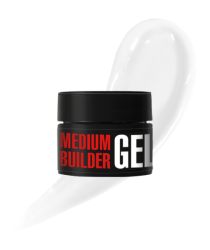 Medium Builder Gel 01, 30 g (shade: Milk)