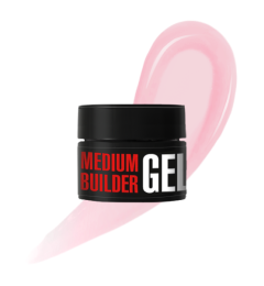 Medium Builder Gel 07, 30 g (shade: Milky Pink)