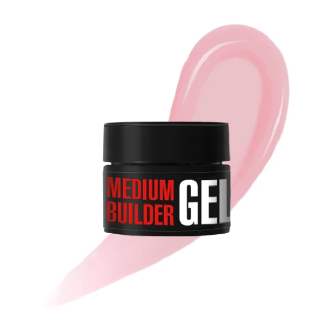 Medium Builder Gel 08, 30 g (shade: Warm Pink) - Kodi Professional